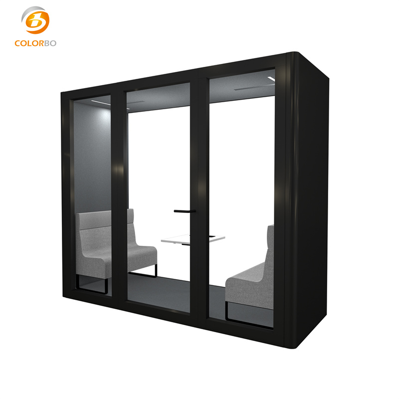 Large Decorative Acoustic PET Silence Booth