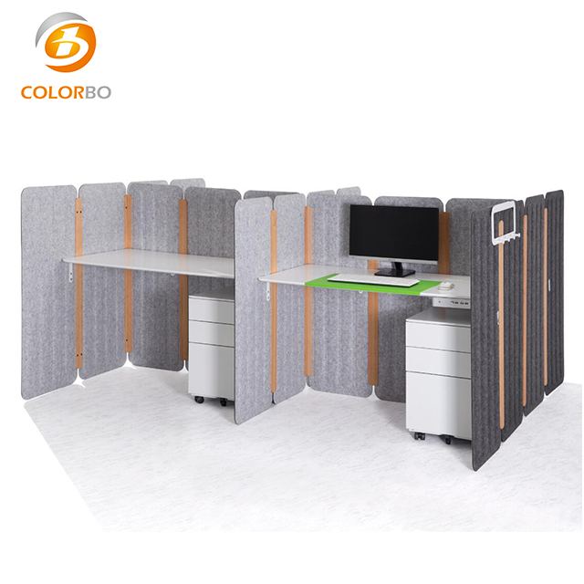 Office Furniture Desk Workstation Of PET Acoustic Screen