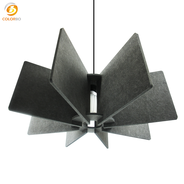 PET-XCP-0059 Uniquely Fan-shaped Modern Ceiling Art Deco Lamp