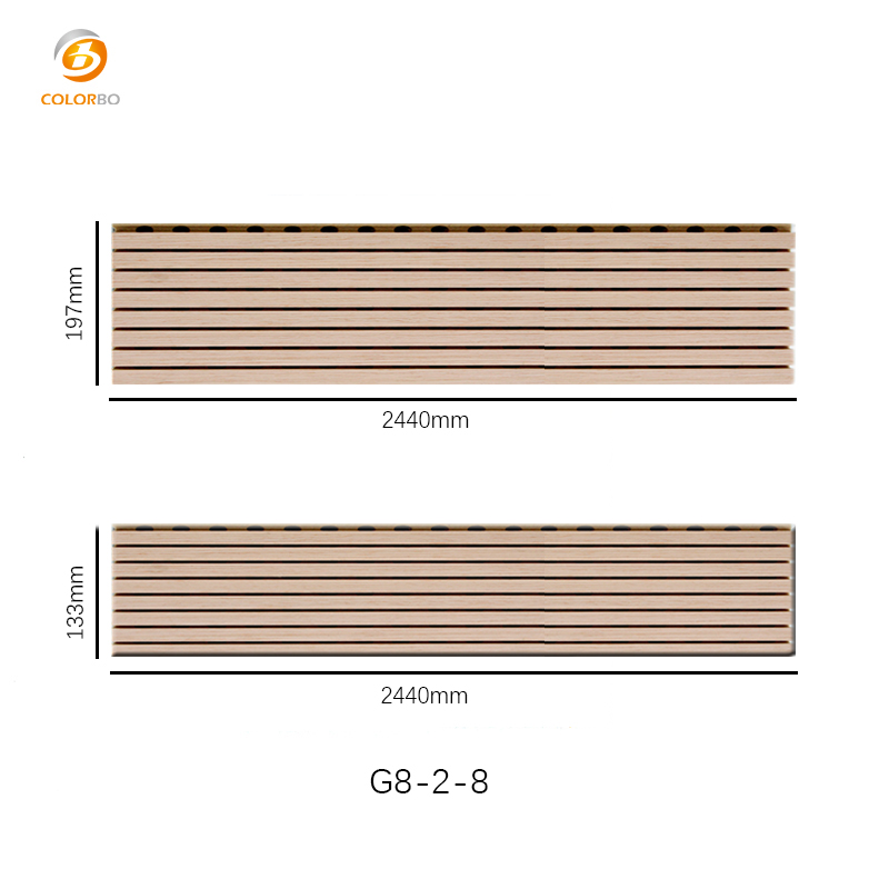 New Technology Products Wooden Acoustic Panel with Groove