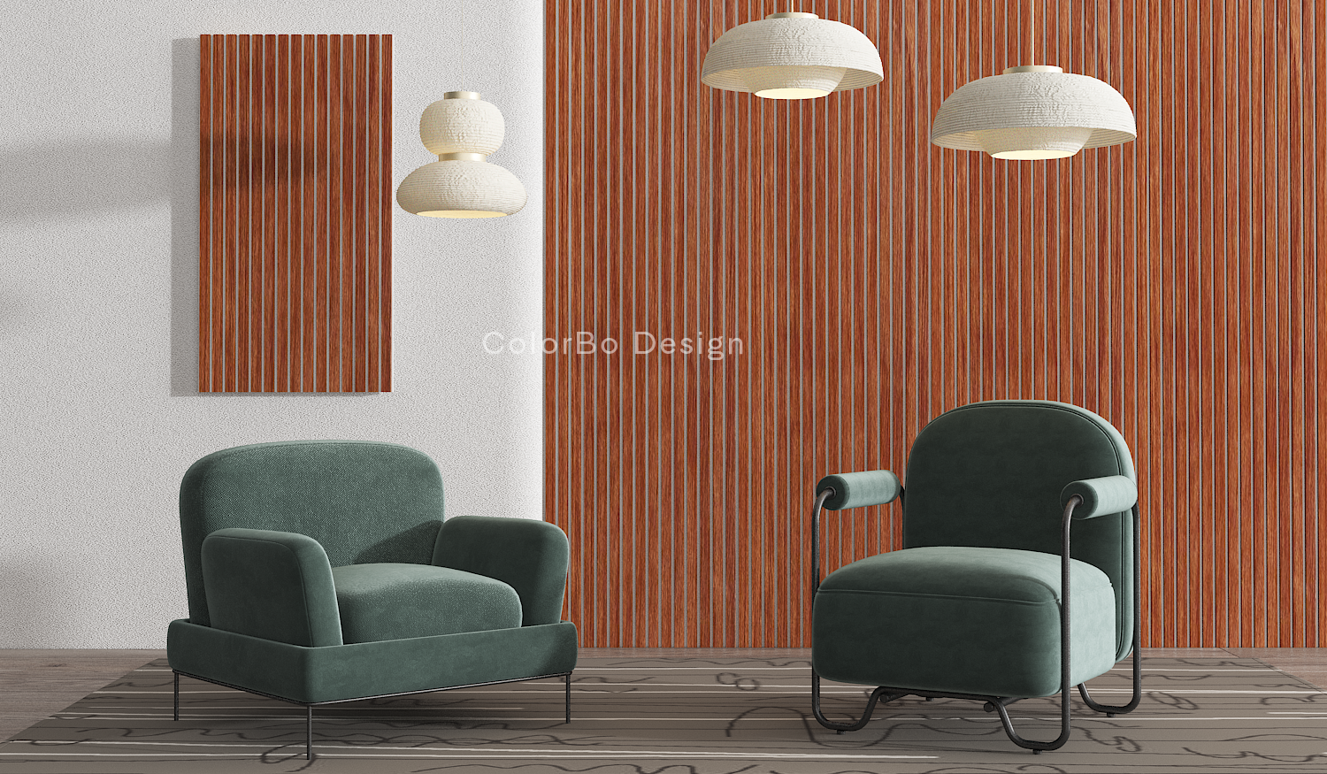 Wall And Ceiling Slat Laminated PET Wooden acoustic Panel