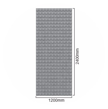 PET-CH-213Y 4D PET Wave Acoustic Panel Embossed Panel Sound-Absorbing Board 