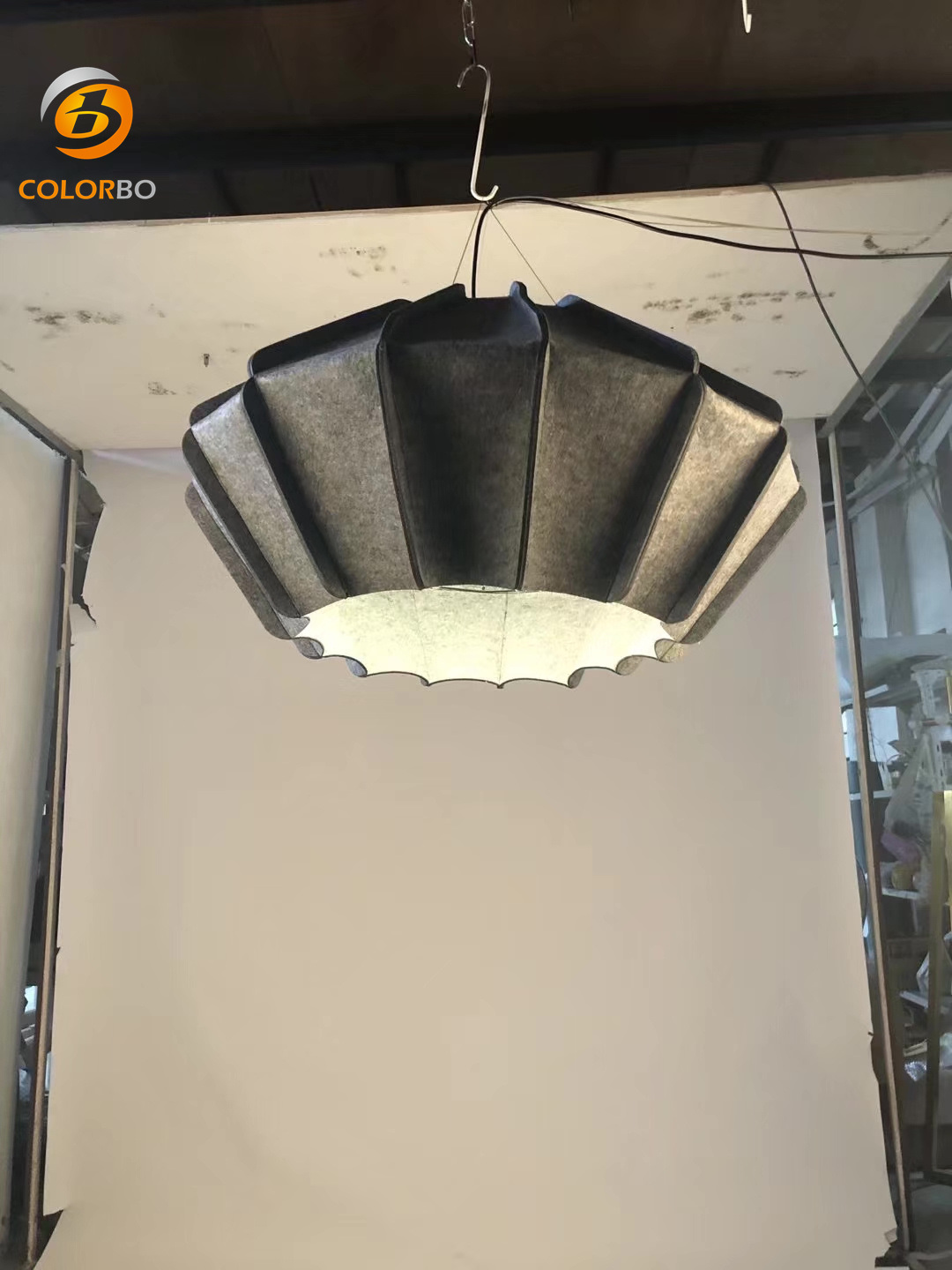 PET-LPL-005 Christmas Decoration PET Lamp Ceiling Felt Lampshade