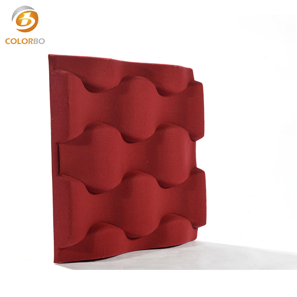 3D Decorative Polyester Fiber Acoustic Panel Wall Panel