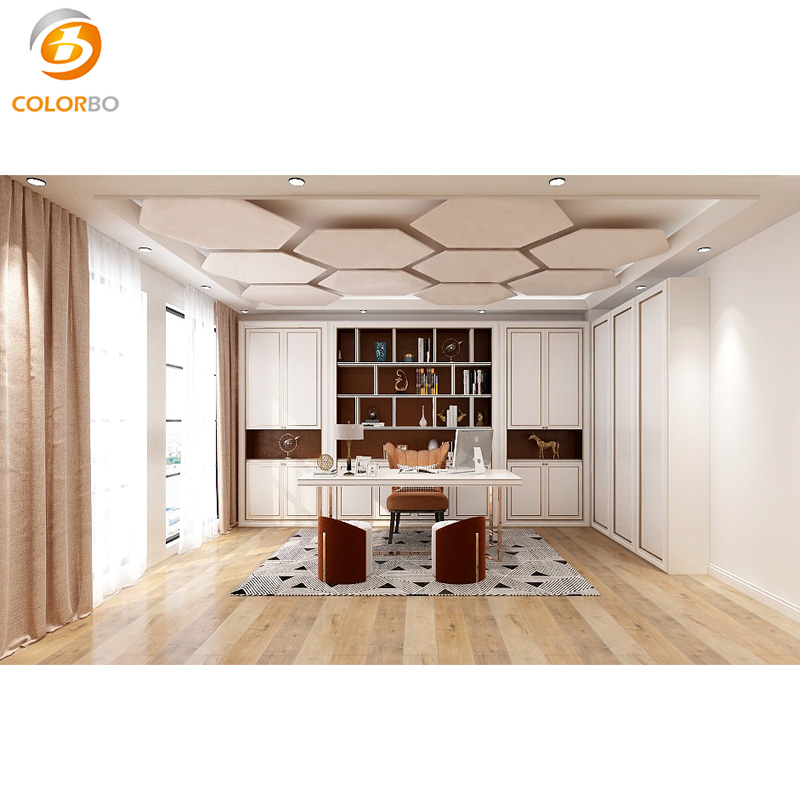  PET-HD-02 2022 New Design 3D Wall & Deco Acoustic Polyester Ceiling Panel