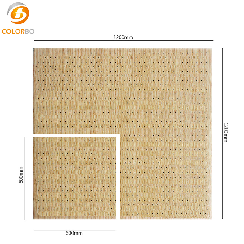 Wall Panels Perforated Wood Timber Acoustic Panel for Meeting Room